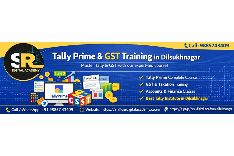 Tally Prime with GST Training in Dilsukhnagar – Complete Course Guide 2026